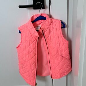 Crewcuts girls coral color vest